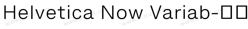 Helvetica Now Variab字体转换